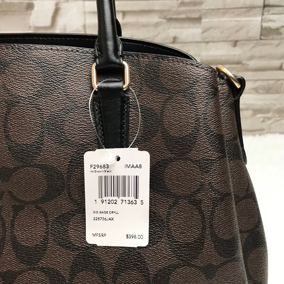 👜COACH🌺SAGE CARRYALL 11 1/2" - Picture 6 of 8